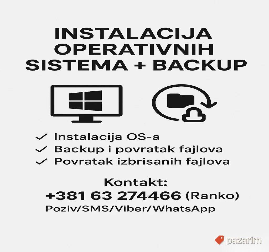 Instalacija sistema (BG, NS, NIS, PO, SD) Windows/Mac/Linux 1