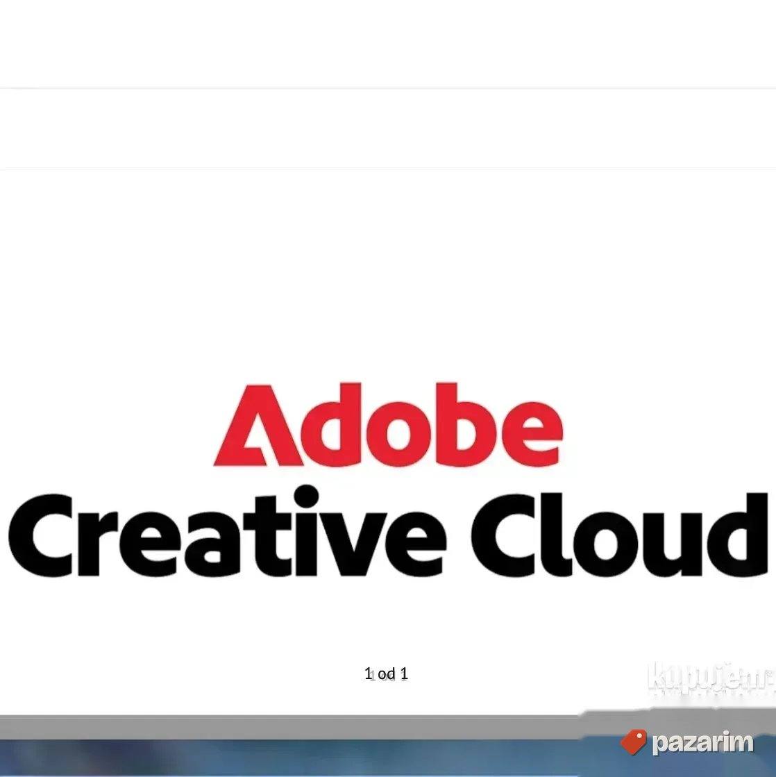 Adobe Creative Cloud - 1 Mesec - GLOBAL 1