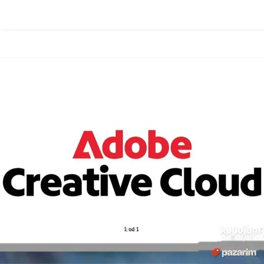Adobe Creative Cloud - 1 Mesec - GLOBAL