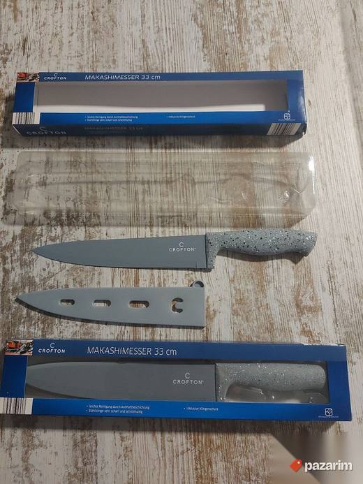 Crofton keramicki nozevi 33cm-Sivi-Germany Novo