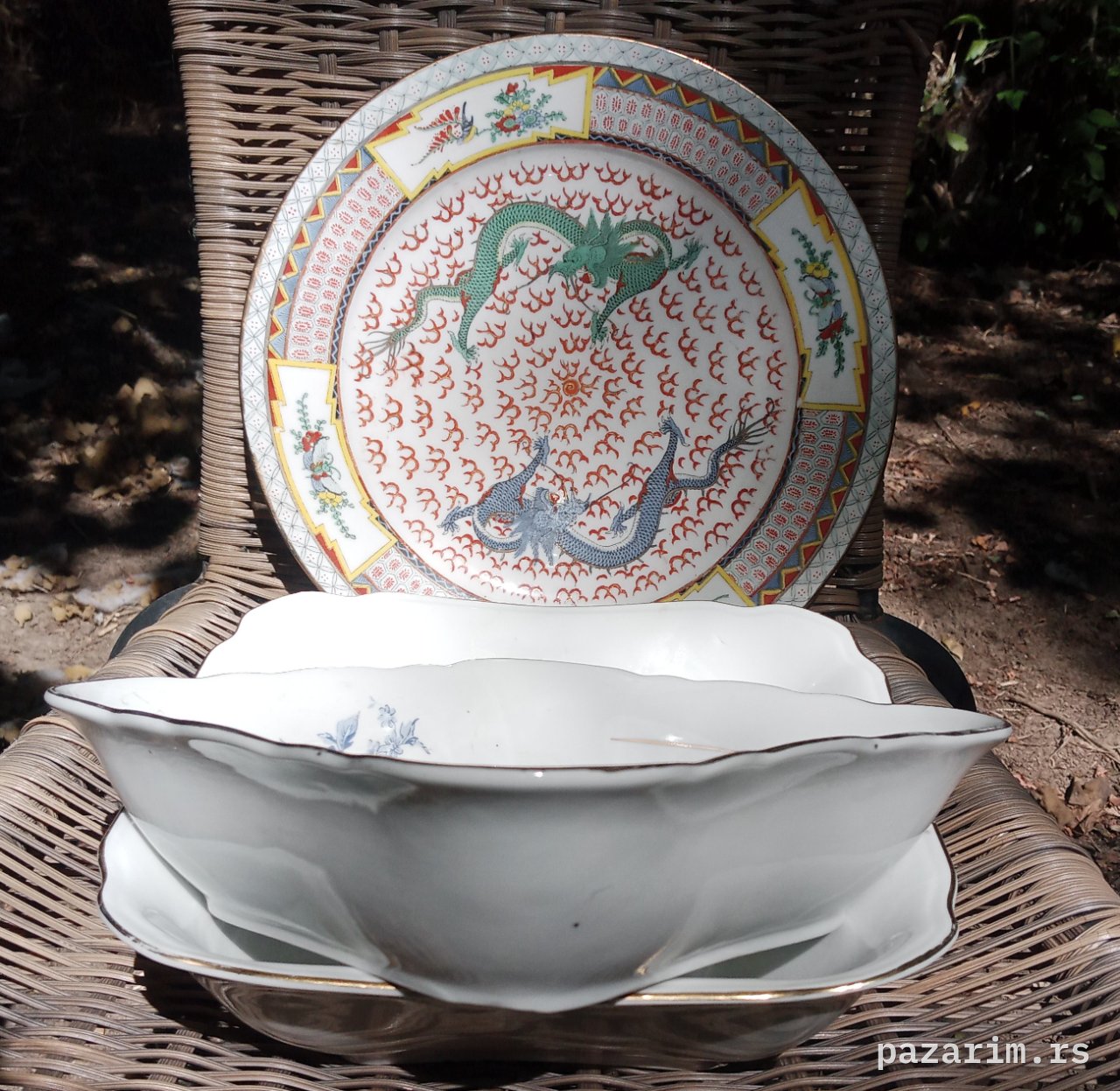 Bavaria nemački porcelan - šoljice, tanjiri i dekorativni komadi