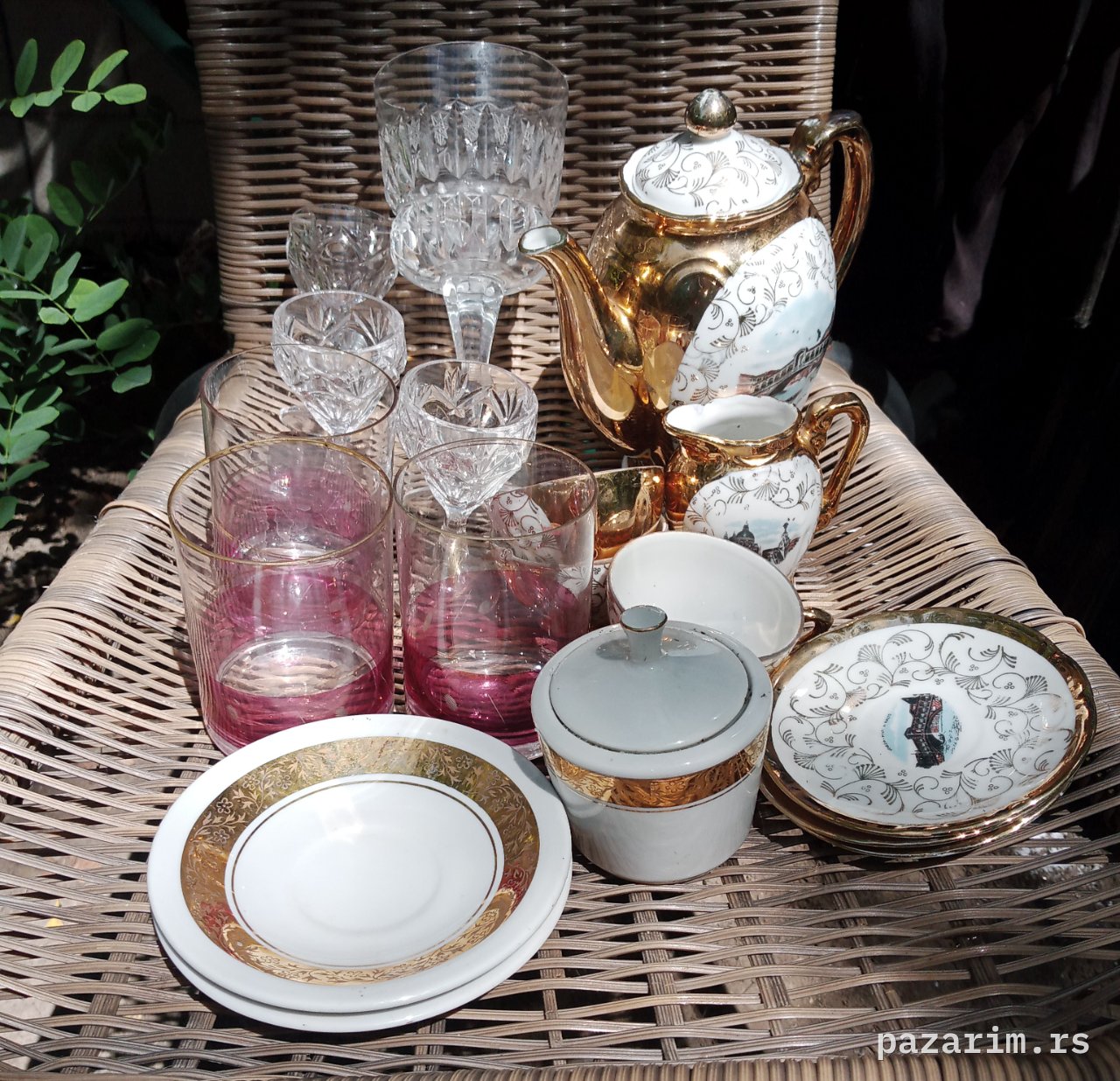 Bavaria nemački porcelan - šoljice, tanjiri i dekorativni komadi 3