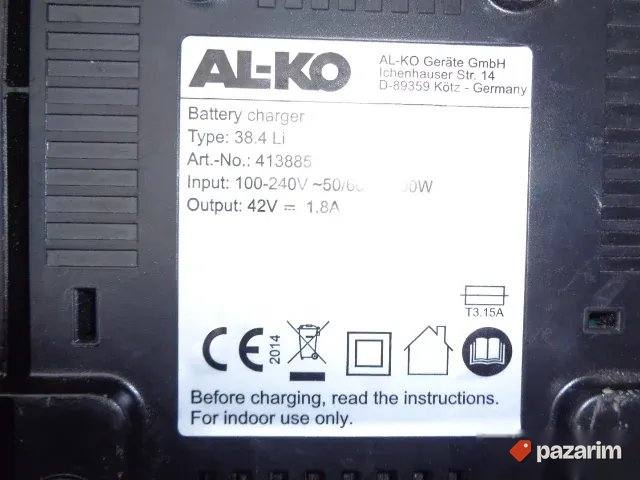 AL-KO 38.4 Li punjac baterija - ORIGINAL 4