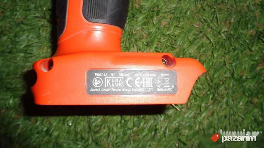 BLACK&DECKER EGBL 18 H1 aku busilica - ORIGINAL 6