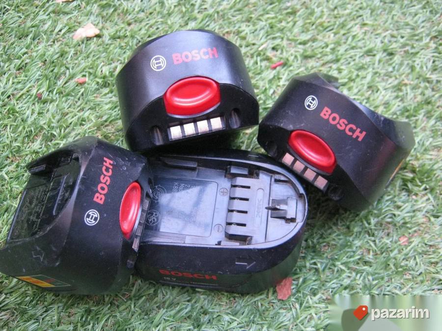 BOSCH baterije 18V (zeleni Bosch) - ORIGINAL 3