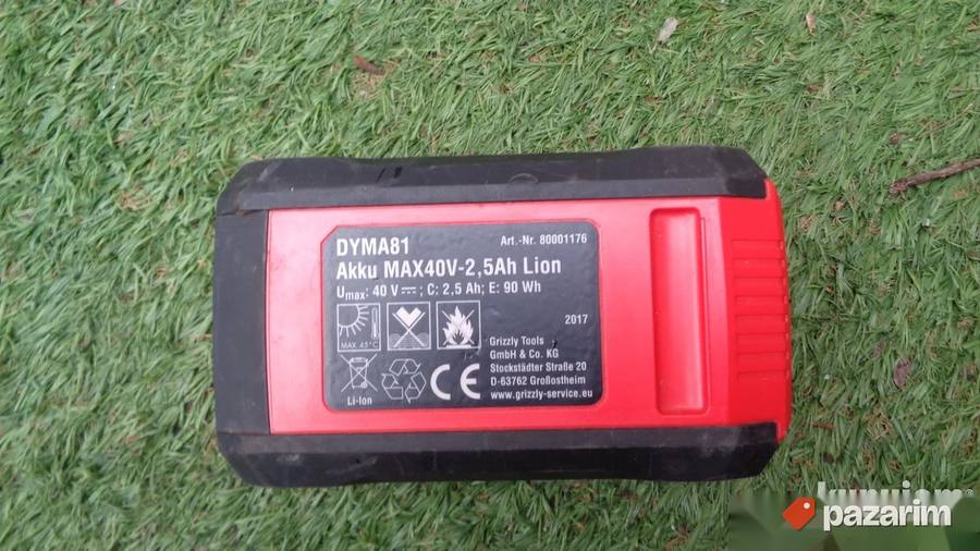GRIZLY MAX40V baterija 40V - original 3