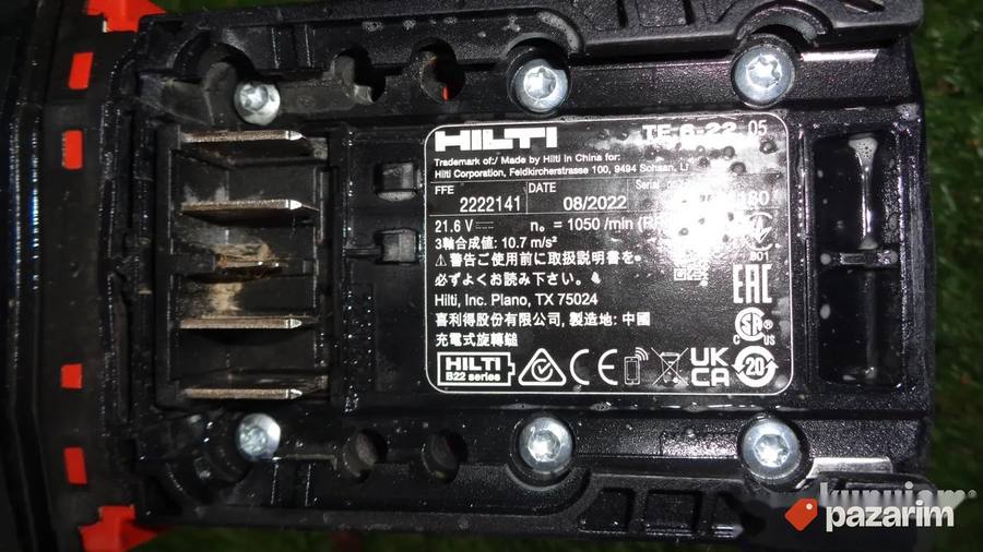 HILTI NURON TE 6-22 aku udarna busilica-tiplarica-cekic-ORIG 5