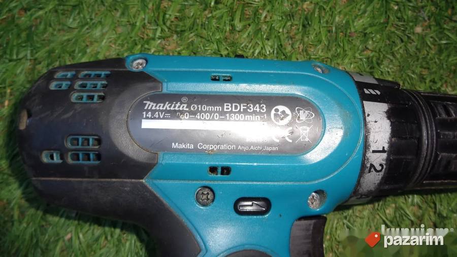 MAKITA BDF 343 aku busilica-srafilica -14,4V-Japan-ORIGINAL 7