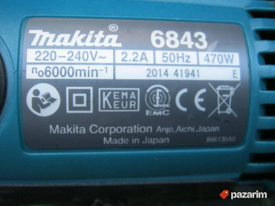 MAKITA 6843 sauber - ORIGINAL 8