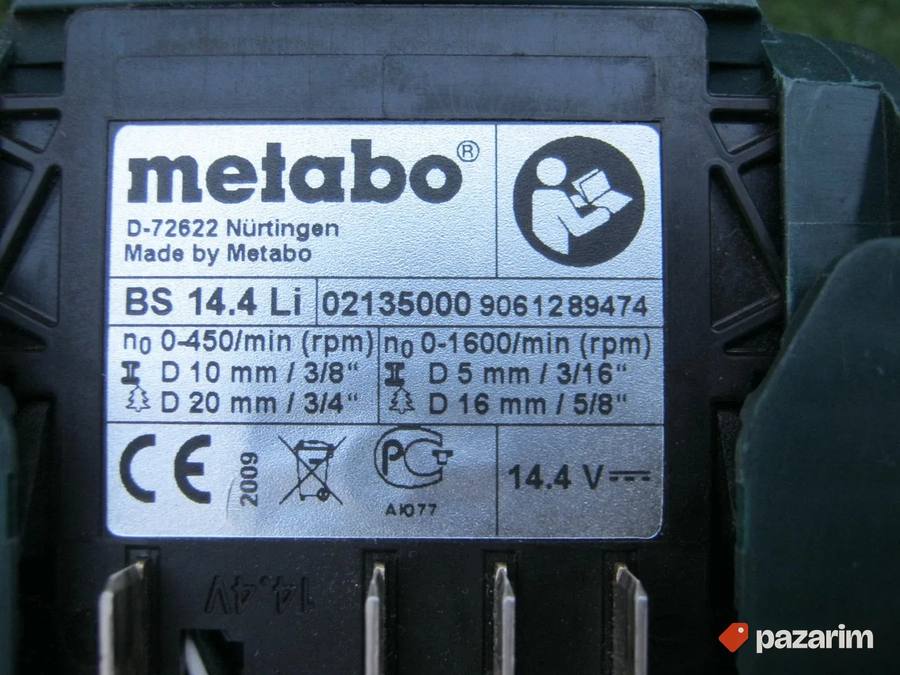 METABO BS 14.4 Li aku busilica-srafilica - GERMANY- ORIGINAL 4