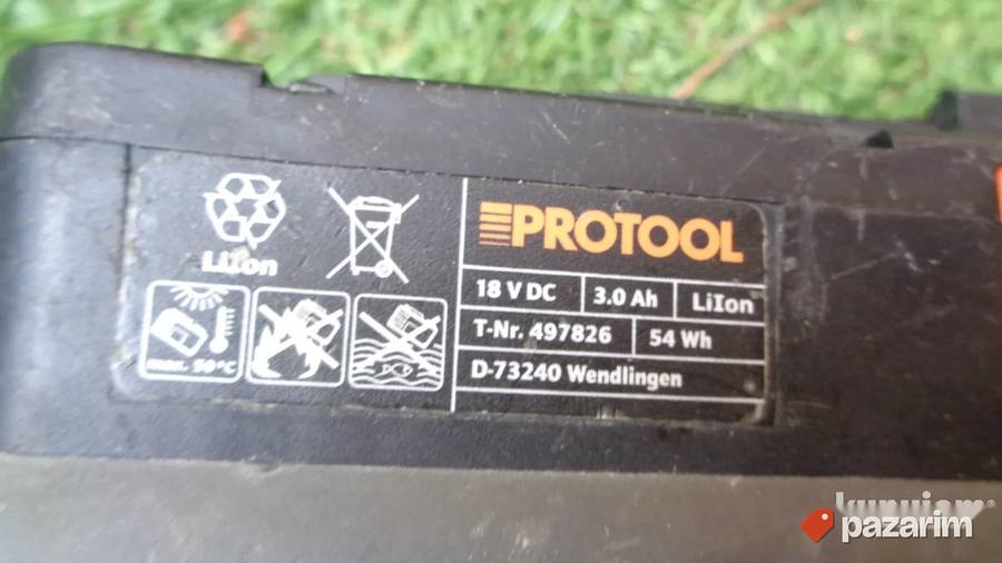 PROTOOL (FESTOOL) baterija 18V DC - 18V - original 6