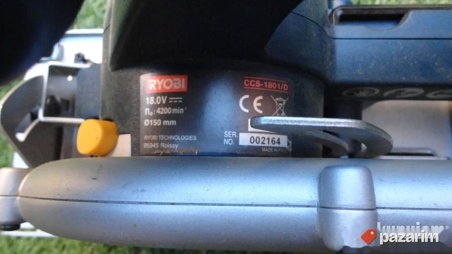 RYOBI CCS-1801/D akumulatorski rucni cirkular - ORIGINAL 6