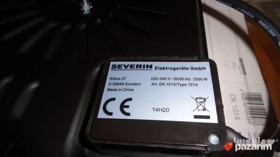 SEVERIN DK 1014 -dupli rešo- NOVO - INOX -original 4