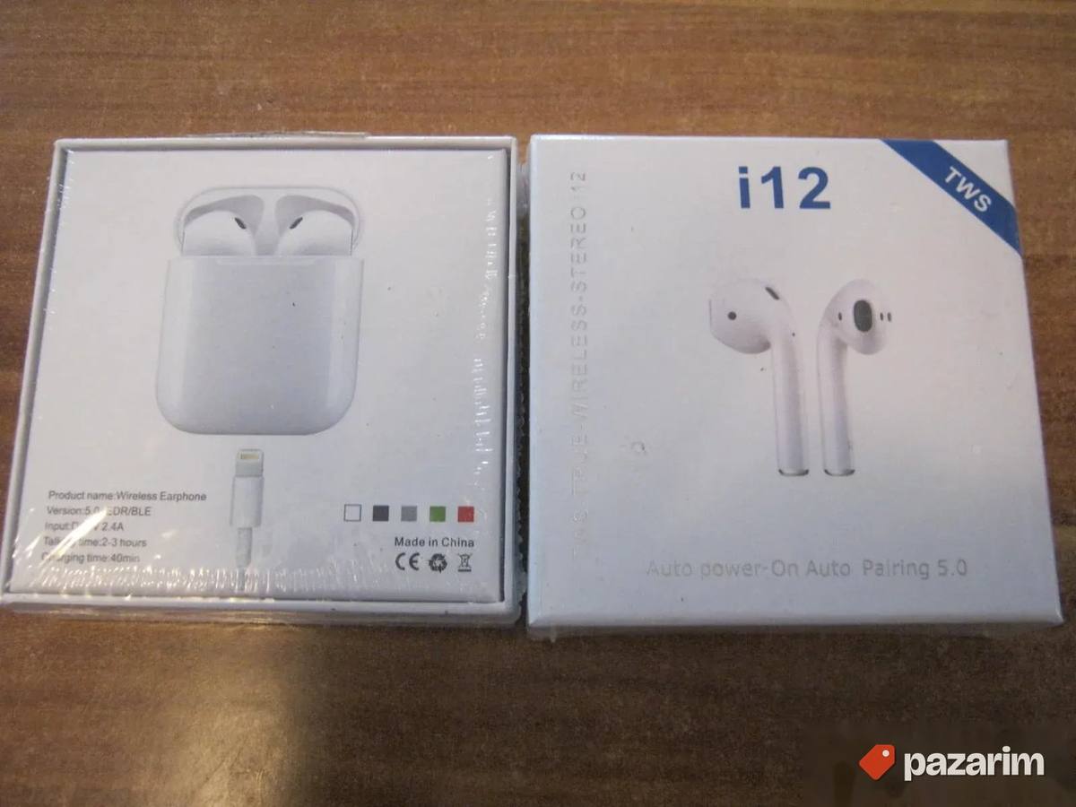 TWS i12 Bluetooth slusalice za telefone- NOVO 1
