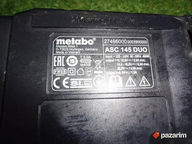 METABO ASC 145 DUO dupli punjac univerzalni - ORIGINAL 5