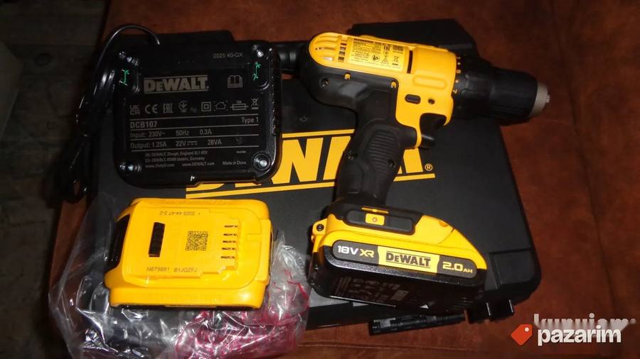 DeWALT DCD771 aku busilica-srafilica KOMPLET-NOVO-ORIGINAL 8