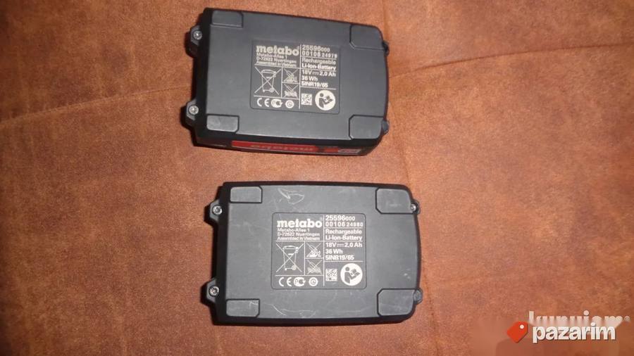 METABO baterija LI Power 18 V - N O V O - ORIGINAL 3