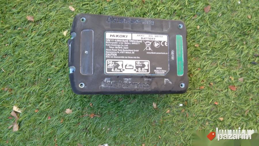 HIKOKI (HITACHI) baterija MULTIVOLT - 8Ah - 18/36V -ORIGINAL 3