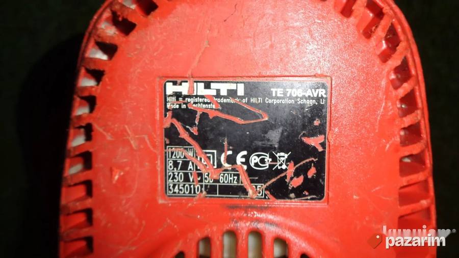 HILTI TE 706-AVR štemač za rušenje -ODLICAN - ORIGINAL 7