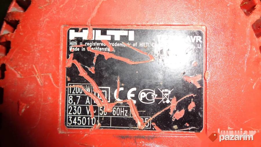 HILTI TE 706-AVR štemač za rušenje -ODLICAN - ORIGINAL 8
