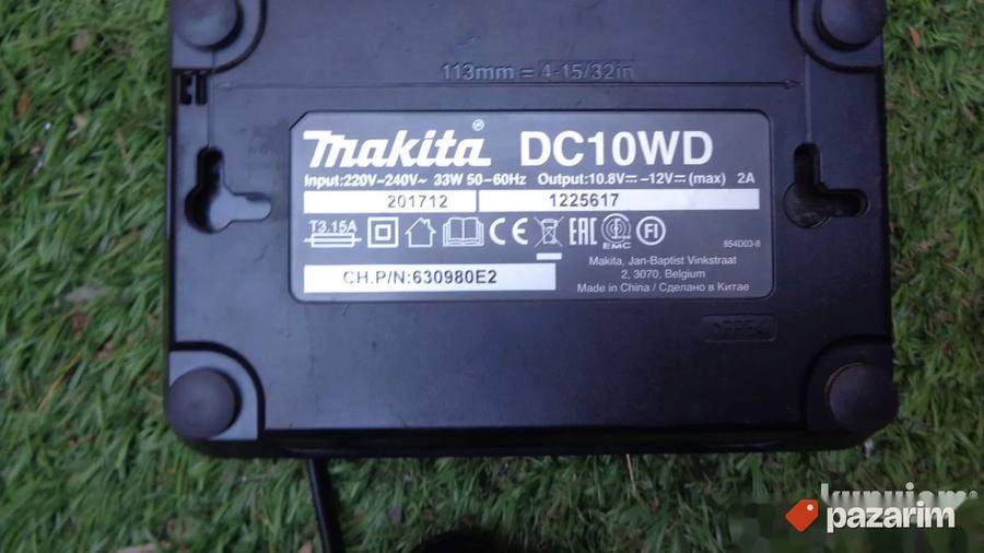 MAKITA DC18WD punjac baterija za 10,8 I 12V - ORIGINAL 4