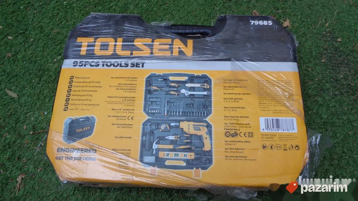 TOLSEN busilica + komplet alata - ORIGINAL 1