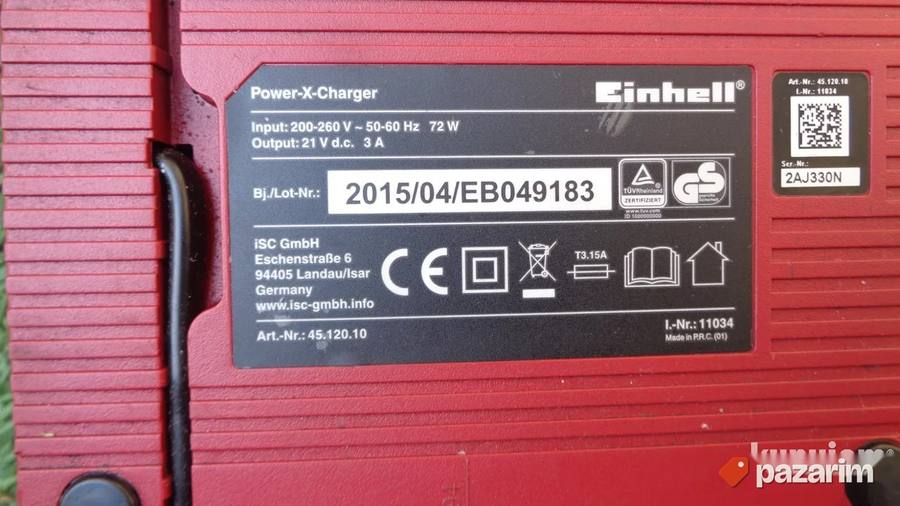 EINHELL POWER X punjac - original 6