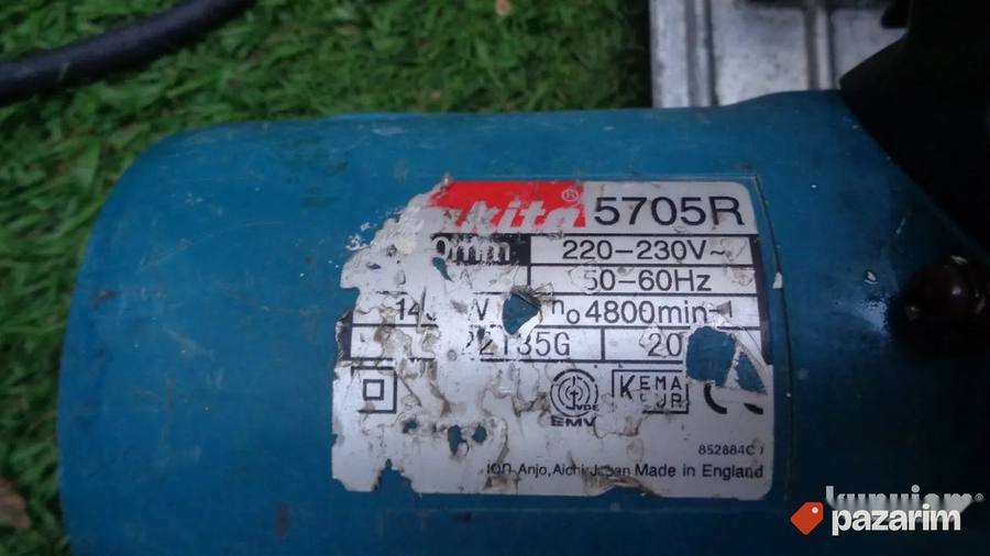 MAKITA 5705 R cirkular -1400W - Made in England - ORIGINAL 7