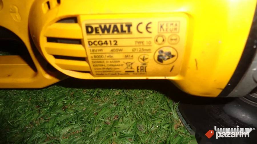 DeWALT DCG 412 aku ugaona busilica - ORIGINAL 7