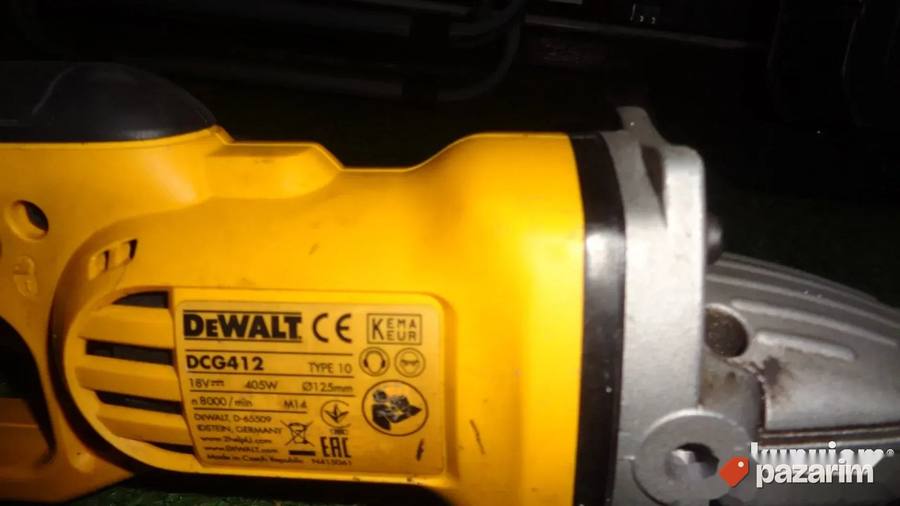 DeWALT DCG 412 aku ugaona busilica - ORIGINAL 8