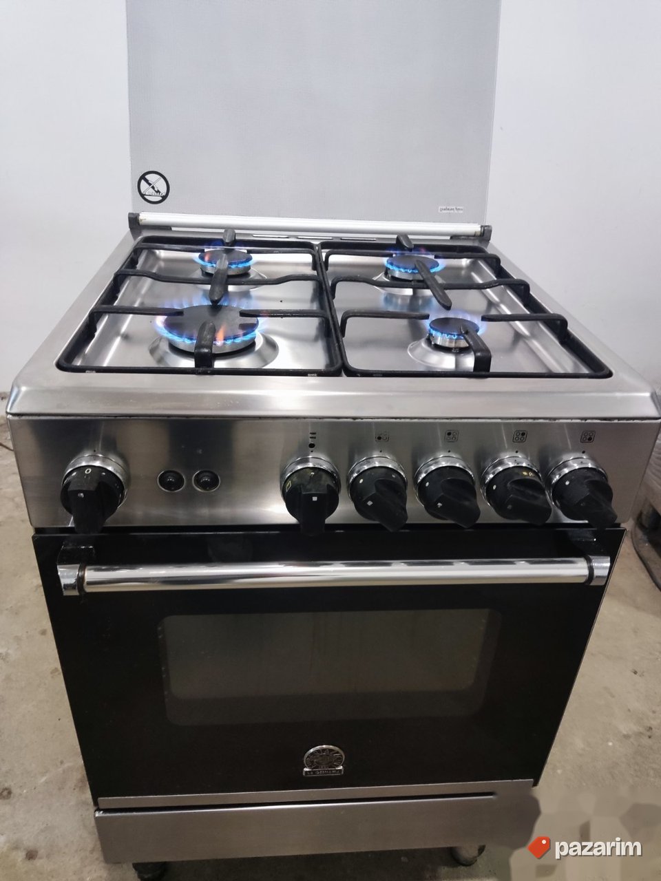 Sporet na plin sa rernom na PLIN inox marke LA GERMANIA