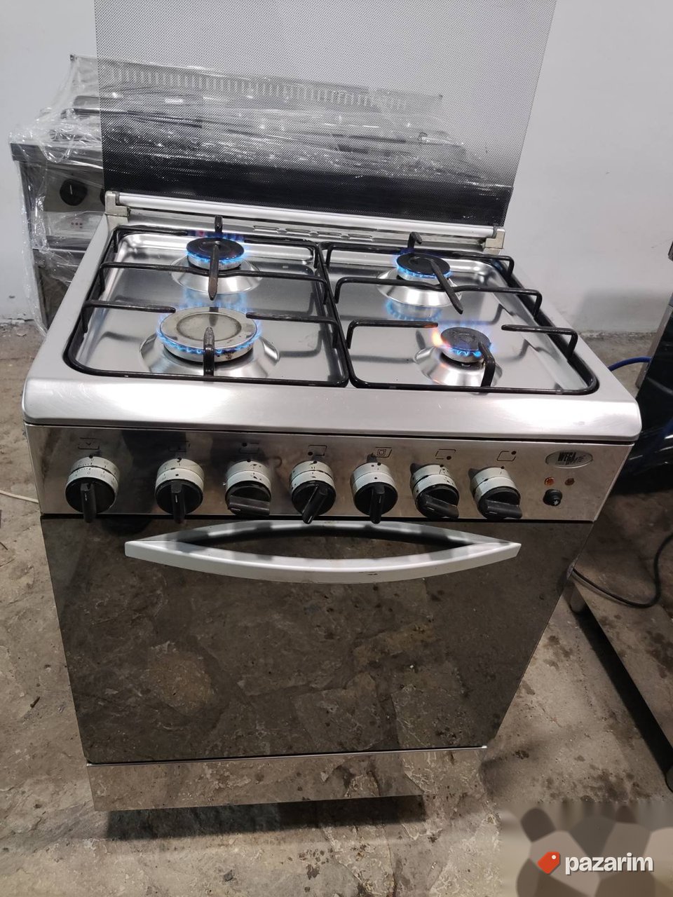 Sporet na plin sa TURBO RERNOM na struju inox made in ITALY 4