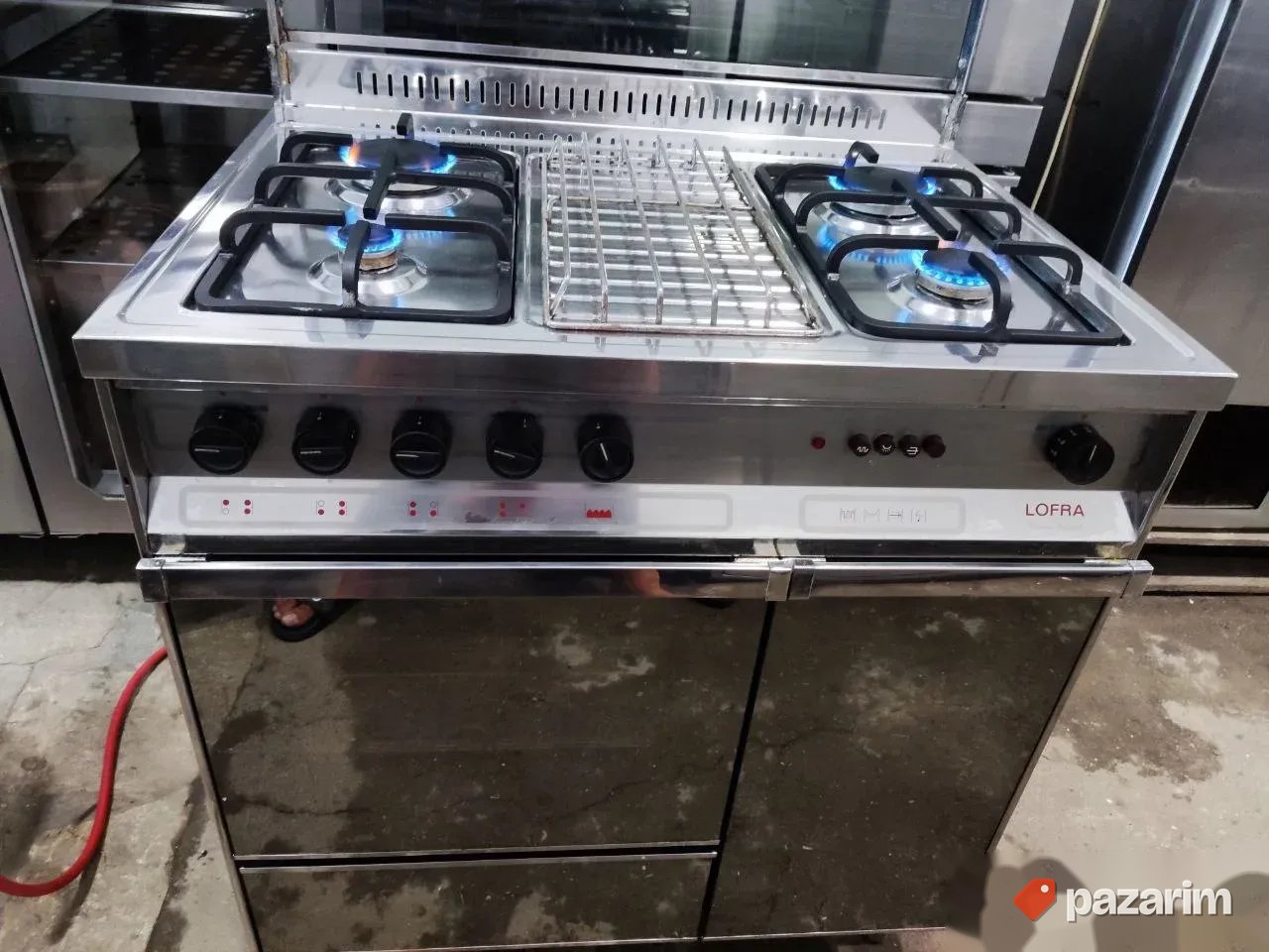 Sporet na plin sa rernom na plin marke LOFRA 800X600MM 4