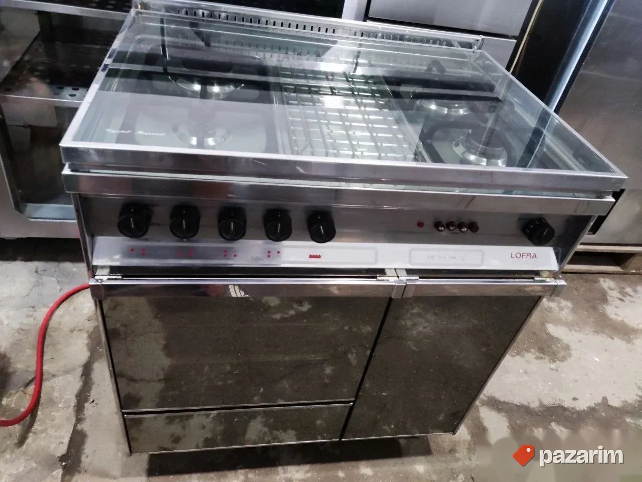 Sporet na plin sa rernom na plin marke LOFRA 800X600MM 6