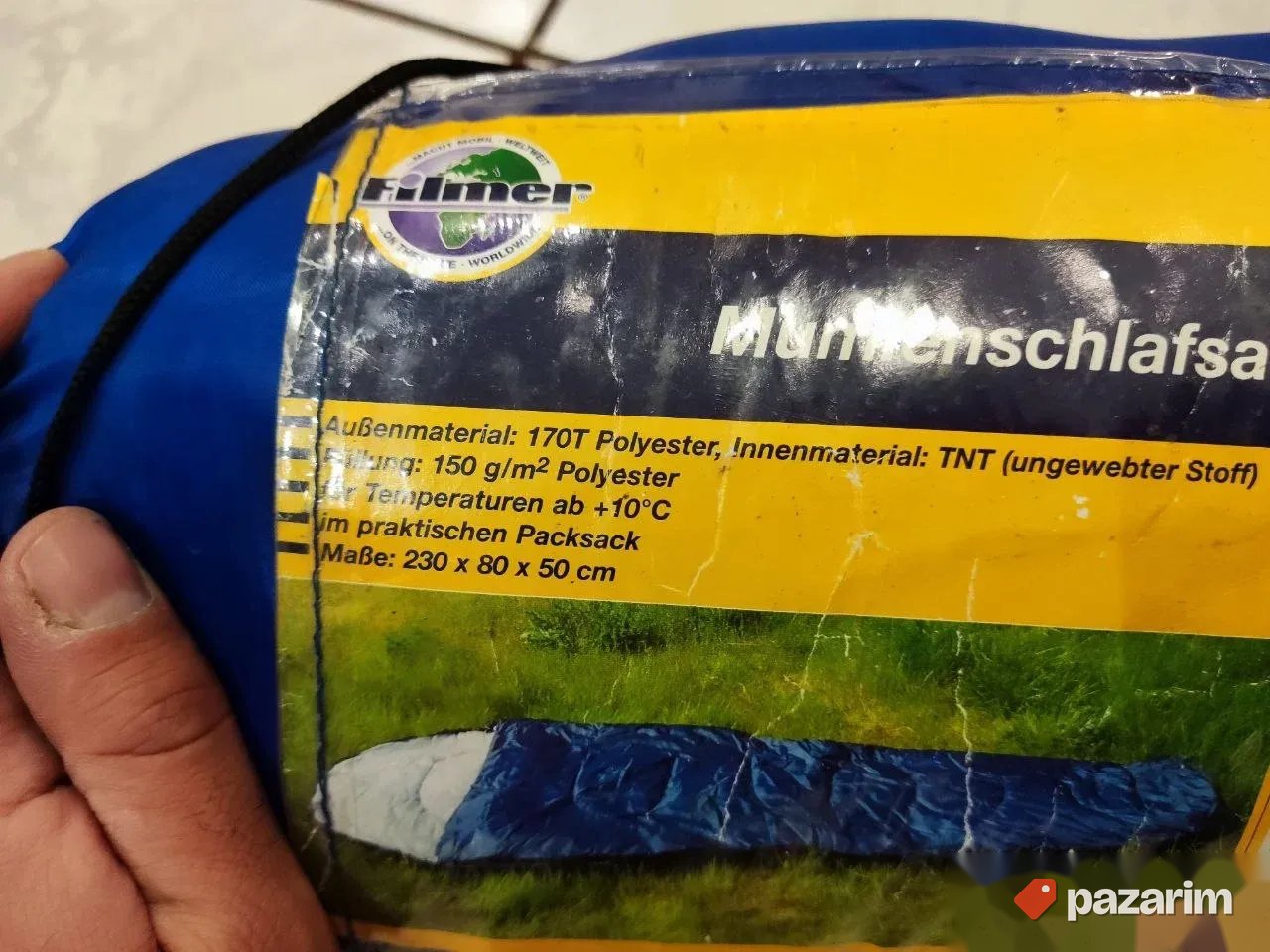 Planinarska mikro vreca za spavanje jako kompaktna spakovana 4