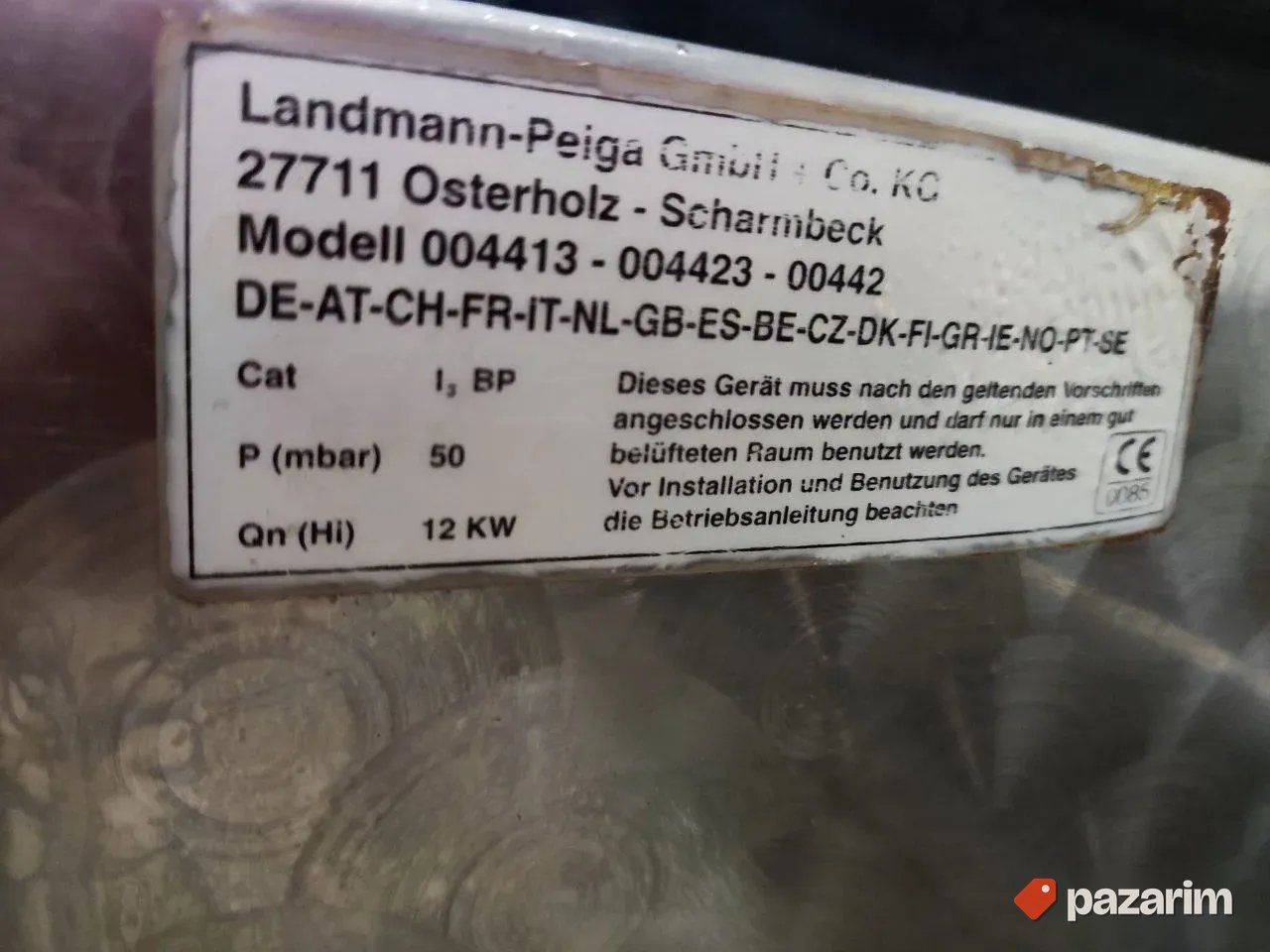 Rostilj na plin sa dubljom tacnom poput talandare tri ventil 4