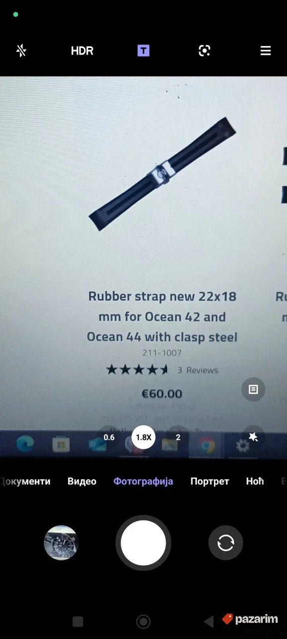 Gumena narukvica za steinhart ocean one 42 4