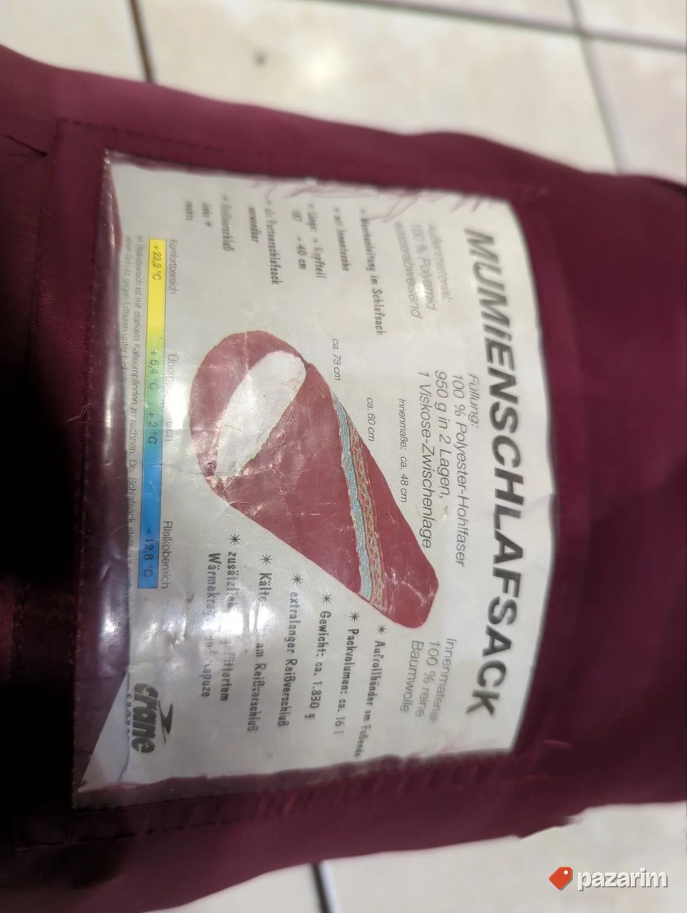 Vreca za spavanje sa dva uckura do -12.8 stepeni 6