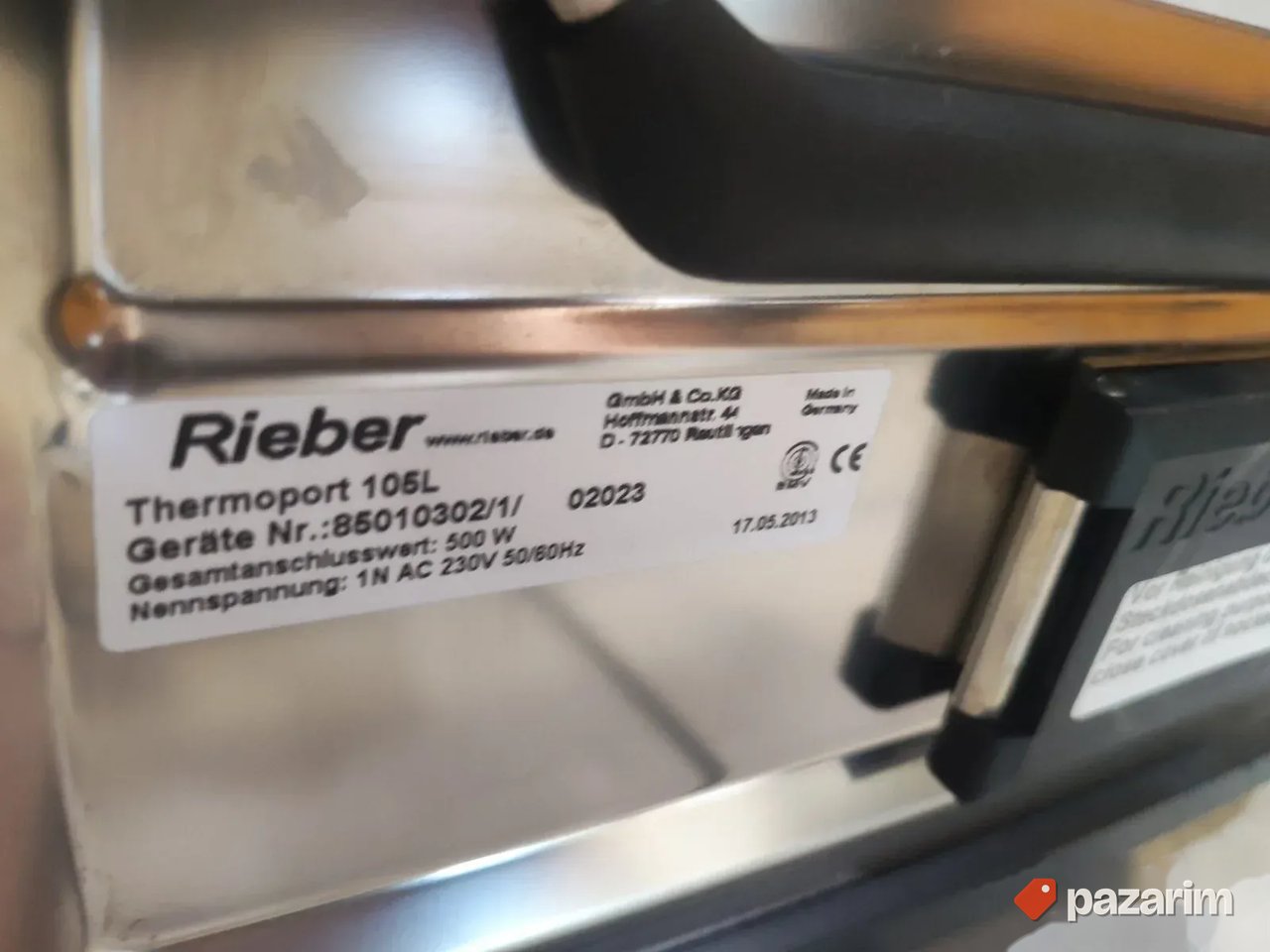 Rieber termo box manjerka INOX sa grejacem made in germany 3