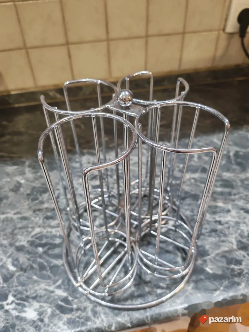 stalak za kapsule za kafu rotirajuci inox