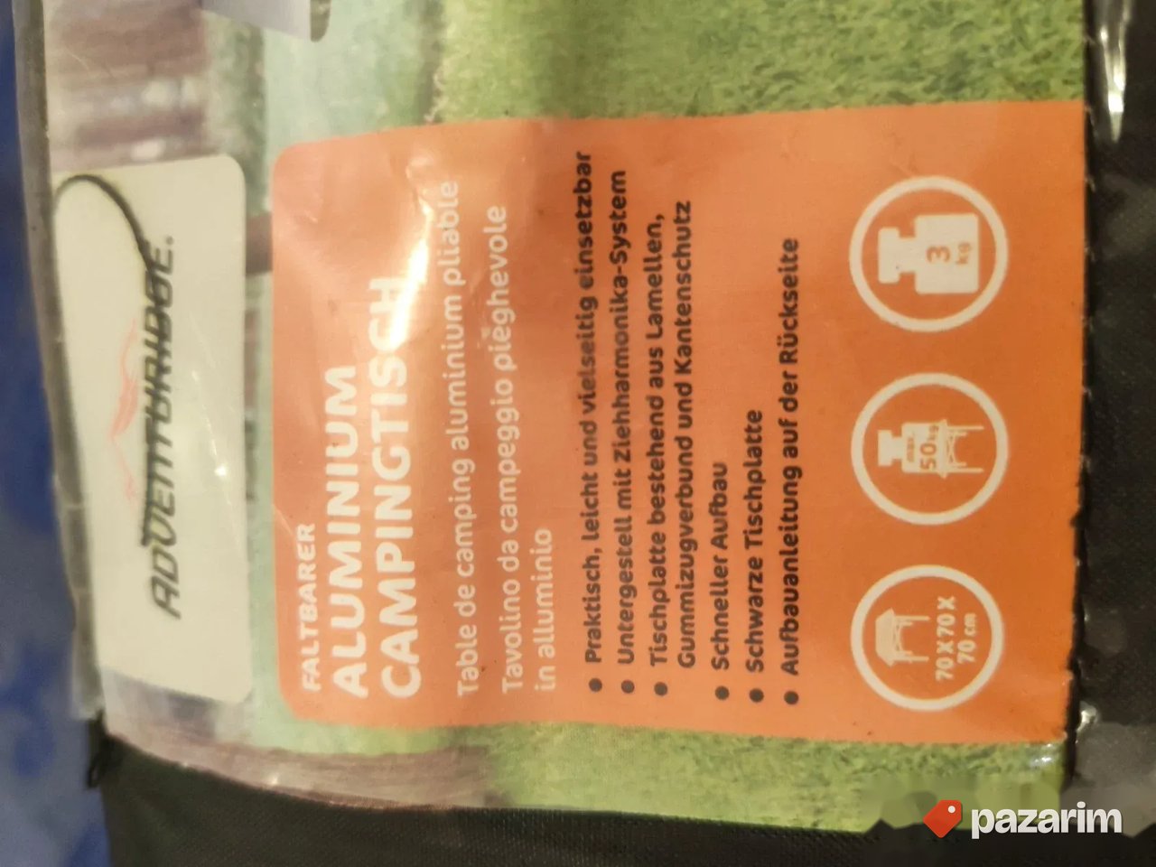 Kamperski alu rasklopivi sto izuzetno kompaktan nov 7