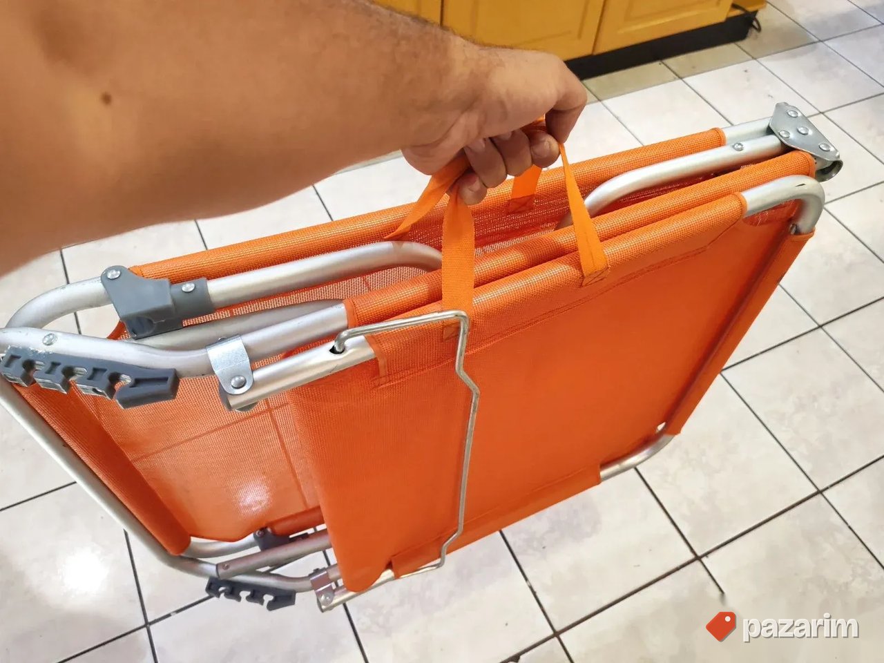 Lezaljka za plazu ili bastu alu konstrukcija sa ruckom za no 3