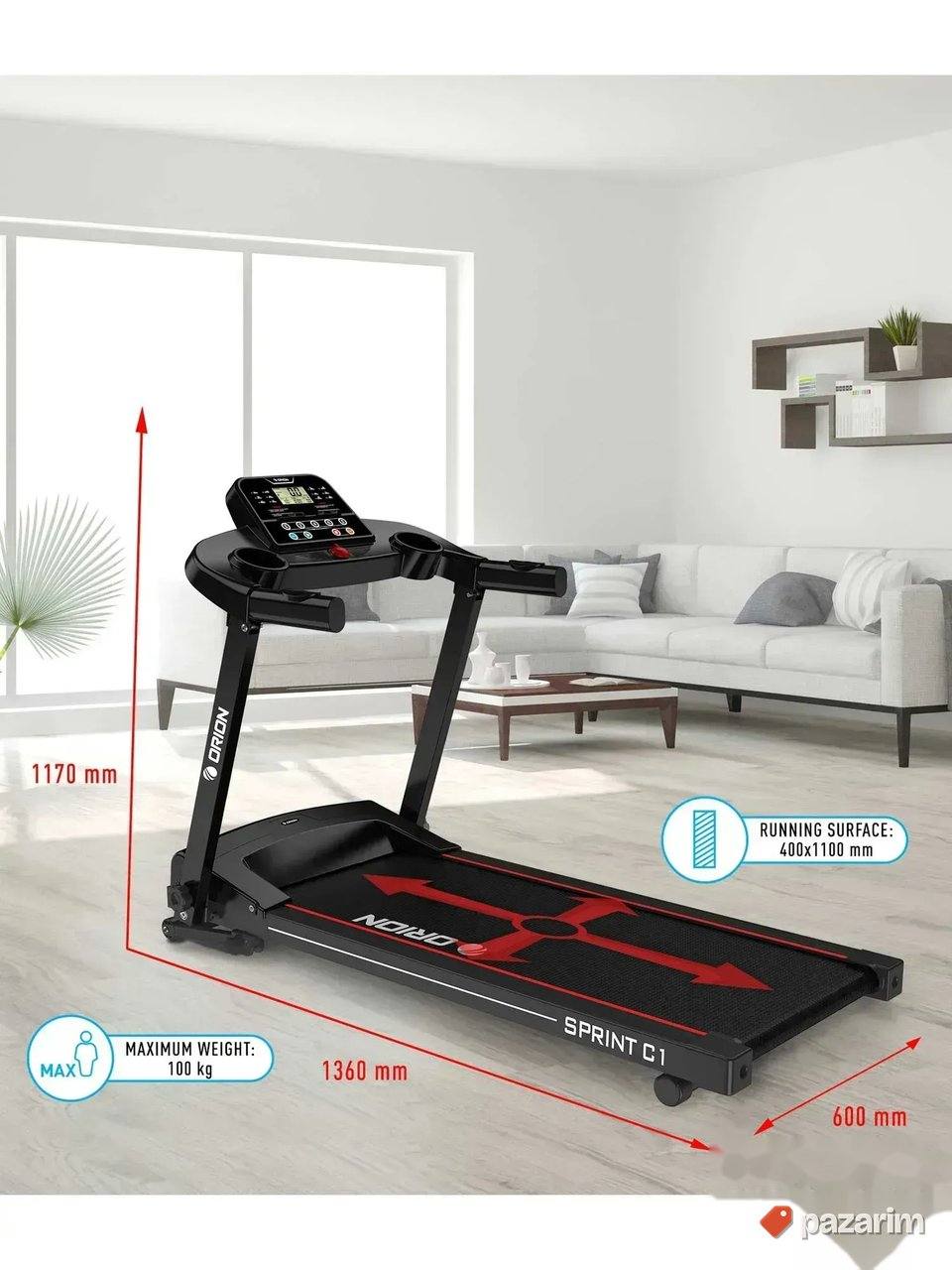 Traka za za trcanje Motorna traka Sprint C1 1