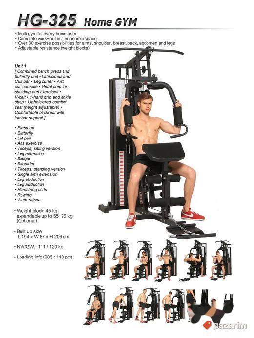 Gladijator L1 Kombinovana sprava CLASSIC L1 sa 65kg tegova