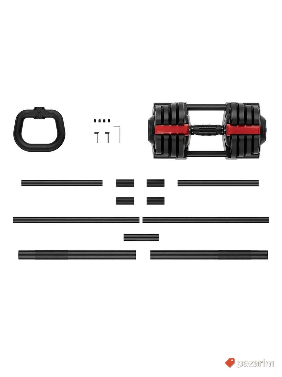 Tegovi Set tegova 18kg Podesivi tegovi 18u1 Bucica Teg 4