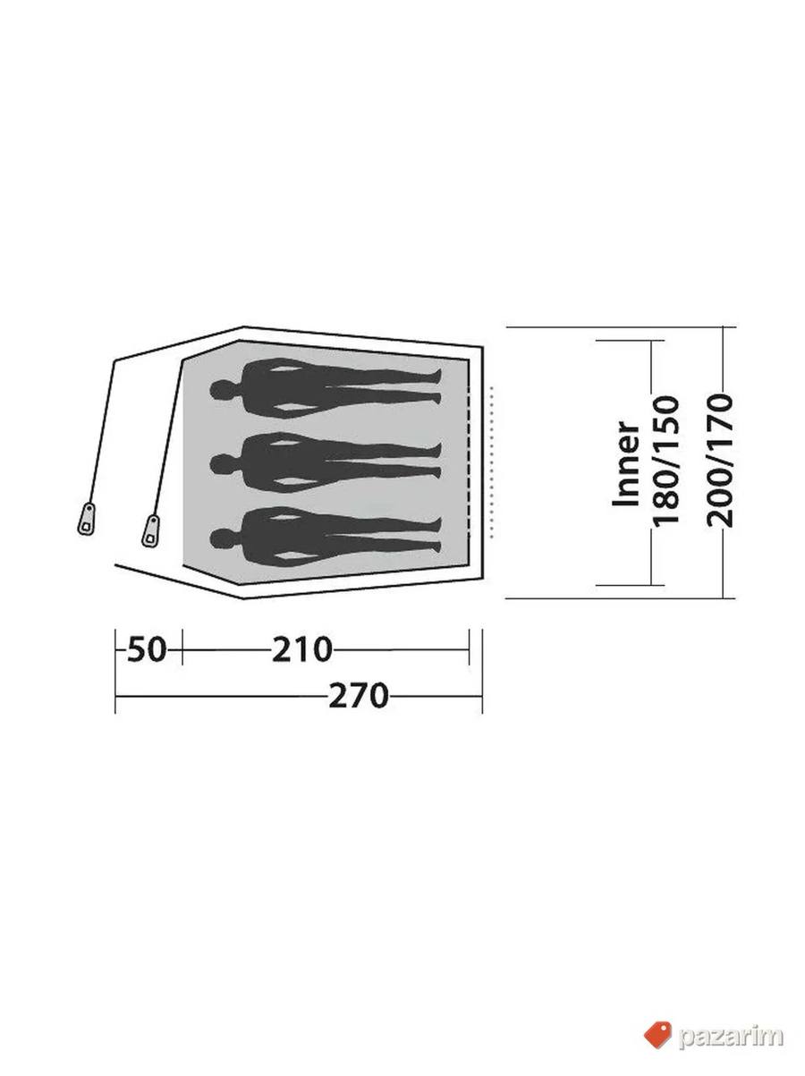 Šator za 3 osobe Energy 300 7