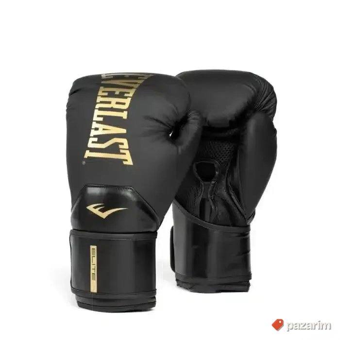 Boks rukavice Everlast Elite 2 Rukavice za boks 10oz Crne 4
