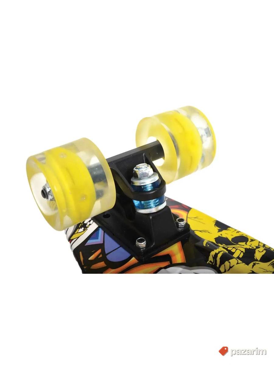 Skejt Skateboard Retro Skejt sa svetlecim tockicima do 100kg 3