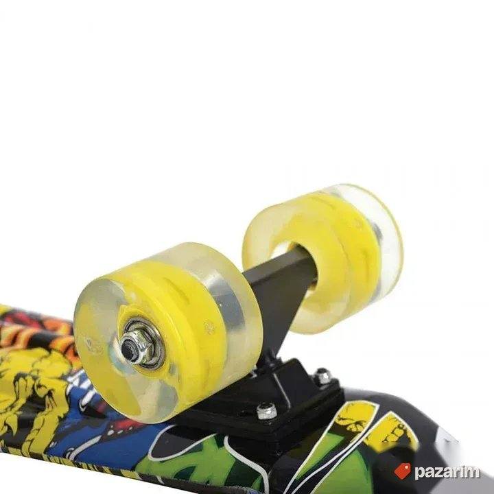 Skejt Skateboard Retro Skejt sa svetlecim tockicima do 100kg 6