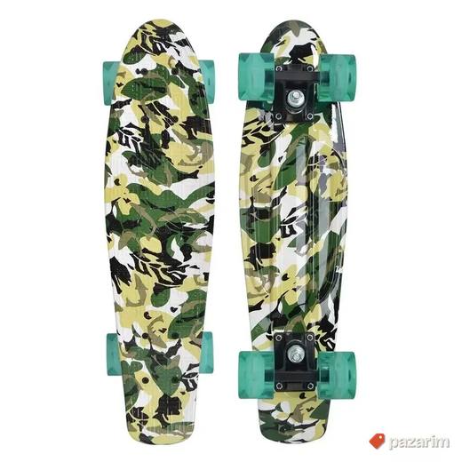 Skejt Retro Skateboard Skejt sa svetlecim točkićima 100kg